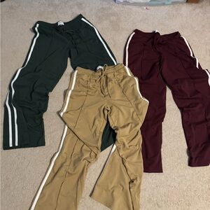 American Eagle Outfitters Kids Joggers - Green, Tan, Maroon